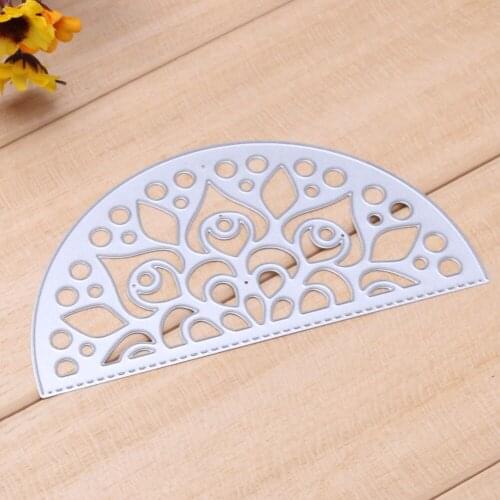 Semicircula Hollow Metal Cutting Dies Stencils For DIY Scrapbooking Photo Album Paper Cards Decorative Crafts Embossing Die Cuts
