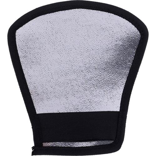 Camera Flash Diffuser Double-sided Flash Softbox Silver White Reflector