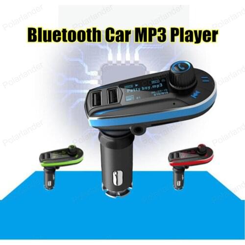 Universal Wireless Hands free Car Kit Bluetooth FM Transmitter MP3 Player With Audio USB Car Charger