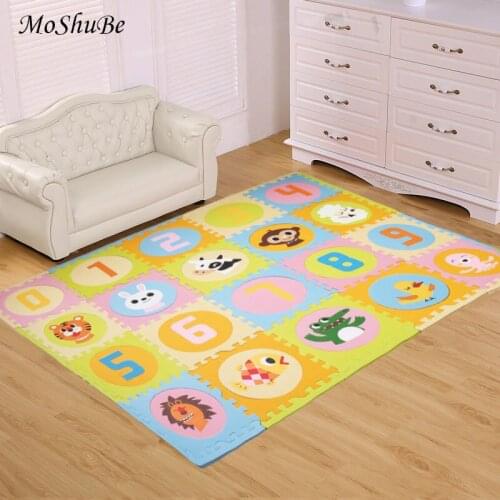30*30*1.3cm Baby Play Mat Kids Crawling Rug Children Carpet Puzzle Pad Thick Climbing Stitching PE Foam Activity Gym Toys