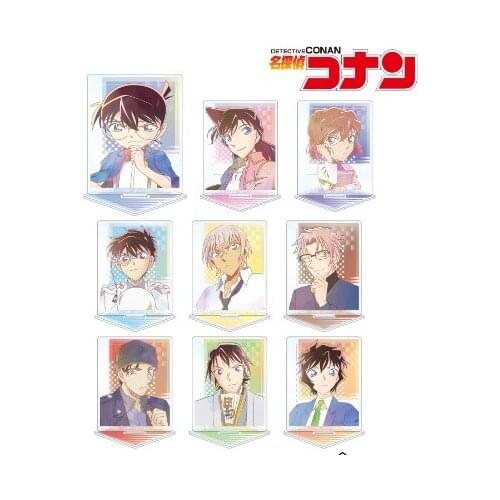Anime Detective Conan Mouri Ran Furuya Rei Acrylic Figure Stand Display Model Plate Desk Decor Cosplay Cartoon Square Series