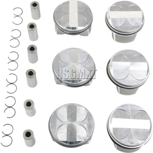 AP02 Pistons & Rings Set for Mercedes-Benz 2.5 3.0 M272 2720304017 2720301018 2720300117 2720303717