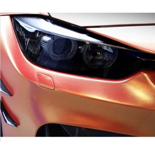 Car Smoke Black TPU Headlight Protect Film Sticker Cover Fit For BMW 3 Series 320i 330i 328i 2013-2019