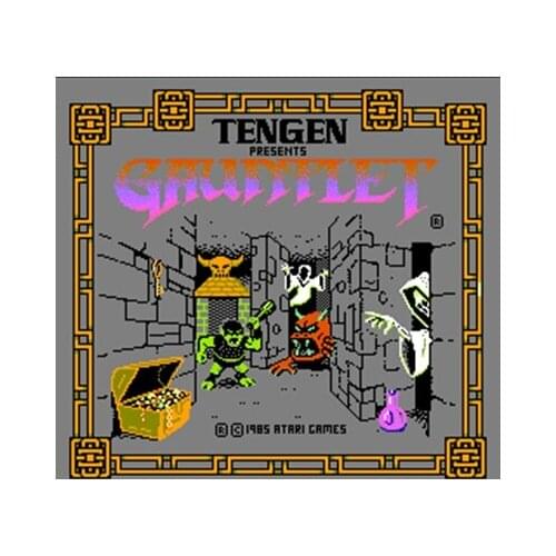 Big Sale Gauntlet Region Free 8 Bit Game Card For 72 Pin Video Game Player