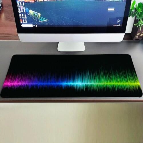 Black Abstract Texture Large Gaming Mouse Pad Computer Table MousePad Locking Edge Rubber Gamer Big Desk Mat 80x30cm Laptop Mous