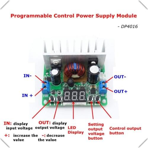 DC-DC Buck Converter 6-40V TO 0-38V 12v 24v step-down constant voltage power supply board