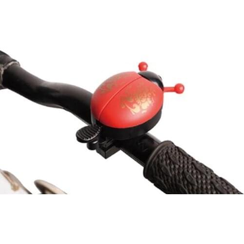 100DB Ladybug Cartoon Bicycle Horn Children Beetle Copper Cycling Bell Loud Signal for Bike Fit Handlebar Dia 21-23mm