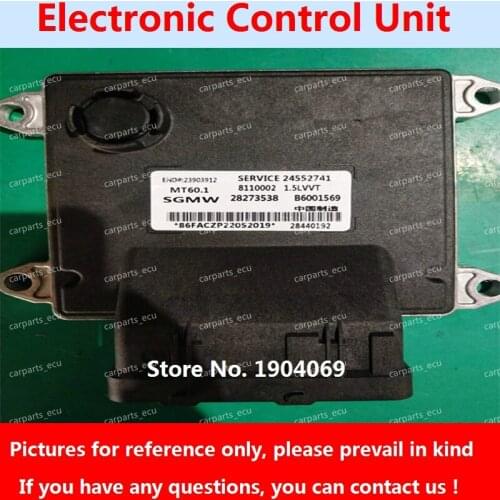 Engine Computer B6001569 28440192 23903912 MT60 ECU B6001600 28447344 23909939 For Wuling Baojun Car