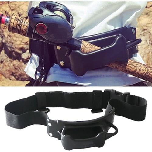 Support Stand up Harness Equipment Black Pole Belt Fishing Rod Holder Belt for Father Outdoor Lure Fishing Men