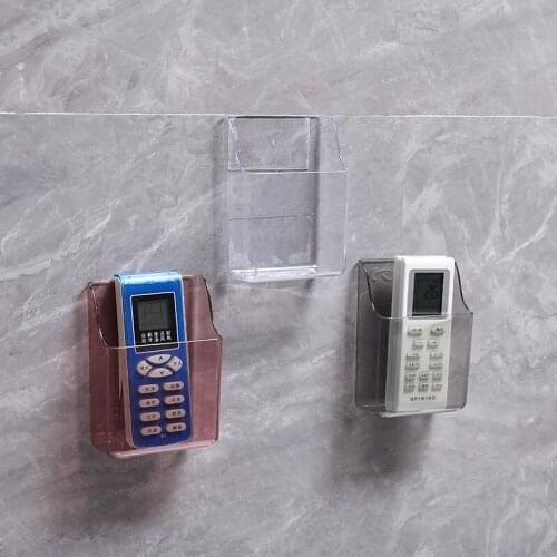 Remote Control Storage Box Wall Mounted Storage Organizer for Wall Desk Door Air Conditioner TV Mobile Phone Case Holder