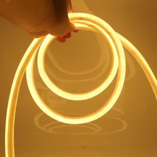12V Neon LED Strip Light 360 Round Tube Lamp Soft 2835 120LED/m Flexible Neon Sign Ribbon Waterproof Outdoor Decoration