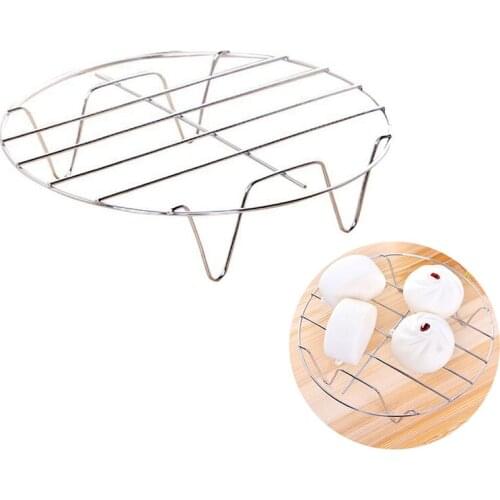 Stainless Steel Cooling Rack Round Baking Food Kitchen Pressure Cooker Tool