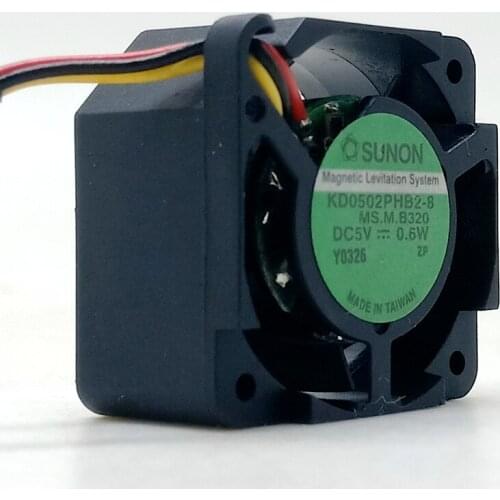 Brand New Original For Sunon KD0502PHB2-8 DC5V 0.6W 25x25x15MM 2.5cm 3Lines Tachometer Signal Cooling fan