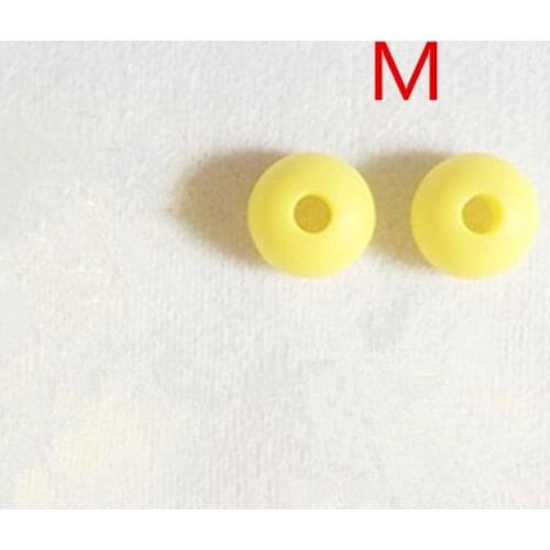 1 Pair Silicone Replacement Ear Tips Buds In-Ear Earbuds Eartips Repair Parts for Jabra Sport Pulse Bluetooth Earphones