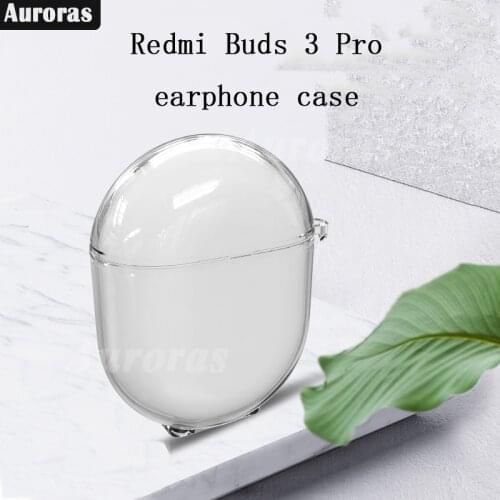 Auroras For Xiaomi Redmi Buds 3 Pro Case Silicone Clear Shockproof Headphone Accessories Protector For Redmi Buds3 Pro Cover