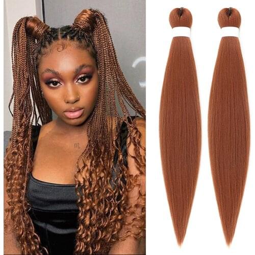 Natifah Easy Jumbo Braid Pre-Stretched Brading Haircrochet hair Kanekalon Hair extensions 26 Inch Hot Water Hair 1/3/5/6 Pcs