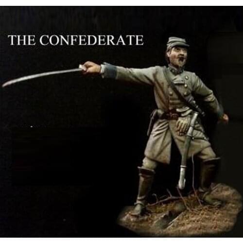 1/24 THE CONFEDERATE, Resin Model figure GK, Unassembled and unpainted kit