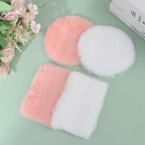 1Pc 1/12 1/8 Scale Dollhouse Miniature Plush Rug/Carpet/Mat Dolls House Decor Pretend Play Toy