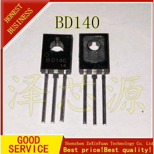20PCS/LOT BD140 D140 TO-126 PNP 1.5A 80V NPN Epitaxial Triode Transistor new original