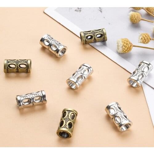 5pcs/set Viking Beads Ancient Charm Viking Runes Braid Beads for Mustache Dreadlock Hair Viking Jewelry DIY Accessories