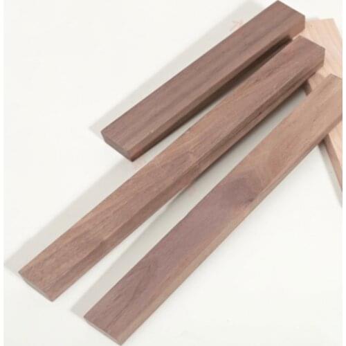 5pcs Width:30mm Thickness:20mm Length:300mm DIY Solid Wood Craft Black Walnut Stick