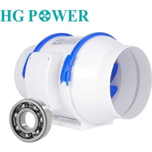 8 inch 220V Home Silent Inline Duct Fan Strong Ventilation Extractor Fan Kitchen Bathroom for Fresh Air Cleaner Fans High/Low