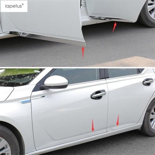 Lapetus Accessories Fit For Nissan Altima Teana 2019 2020 Side Door Molding Body Decoration Strip Streamer Molding Cover Trim