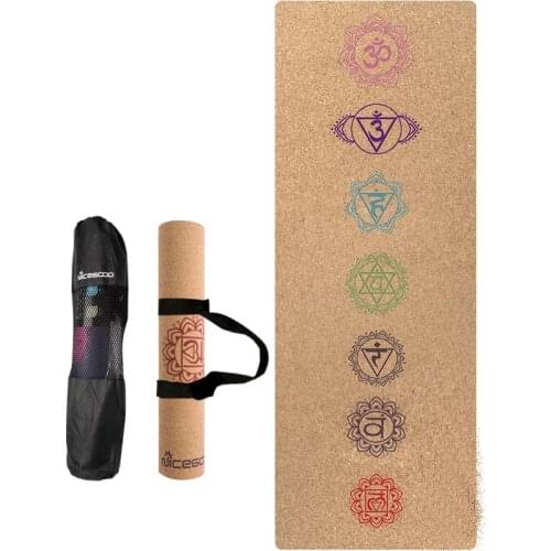 More Longer 183cm*61cm*3mm Cork Wood Rubber Tapete Yoga Gym Mat Lose Weight Exercise Mat Fitness Yoga Mat