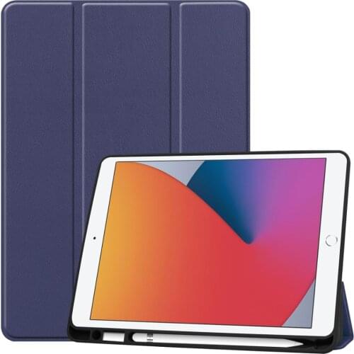 Case for iPad 8th generation 10.2 2020 case W pencil holder Ultra slim TPU Cover Auto Sleep Cover for iPad 7th 10.2 case funda