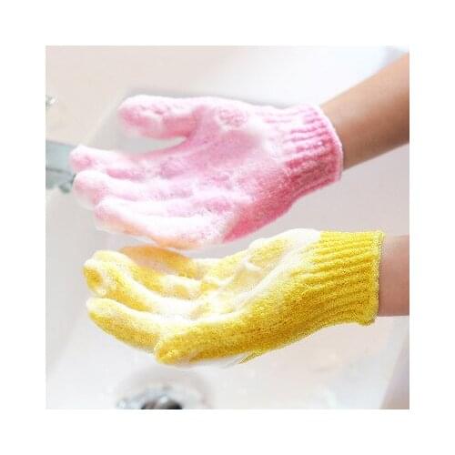 10Pair Nylon Bath Gloves Exfoliating Bath Gloves Massage Gloves Bathroom Cleaning Products