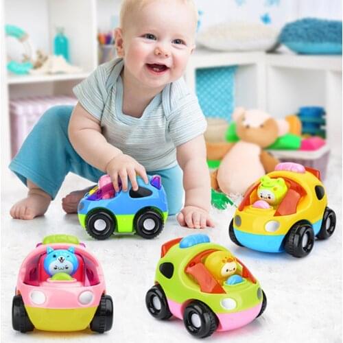 Children Cartoon Baby Car Set Model Drop Resistant Inertial Sliding Vehicle Toy