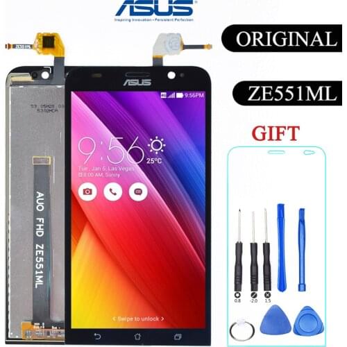 Original 5.5'' LCD For ASUS Zenfone 2 ZE551ML Display LCD Touch Screen Digitizer Frame ZE551ML LCD Replacement Z00AD