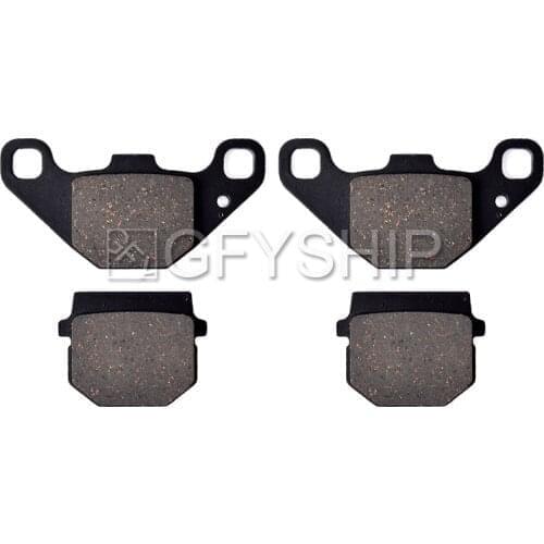For QUSDZILLA Stinger R250E 2006 300e XLC 2006 2007 300 SE 4 Valve 2006 2007 Motorcycle Front Rear Brake Pads Brake Disks