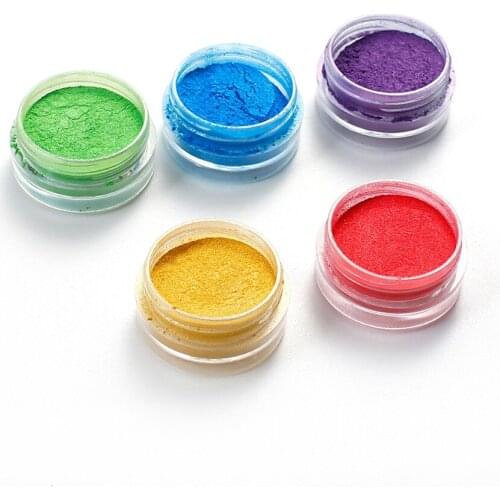 DoreenBeads Mixed Glitter Powder Shiny Red/Blue/Green Silicone Resin Mold Filler Jewelry Tool For Craft DIY 1 Box