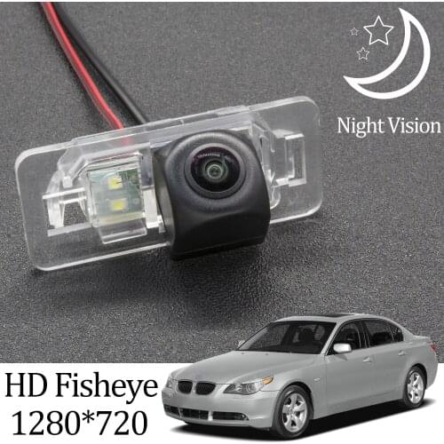 Owtosin HD 1280*720 Fisheye Rear View Camera For BMW 5 Series E39 E60 E61 F10 F11 1995-2016 Car Reverse Parking Accessories