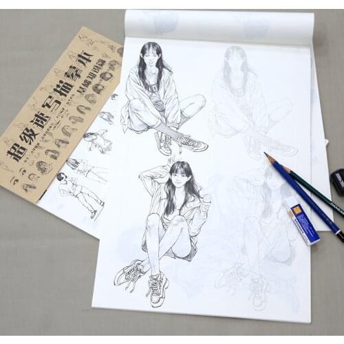 Super Sketch Copy Book Basic Knowledge Series Character Sketch Line Drawing Tutorial Book