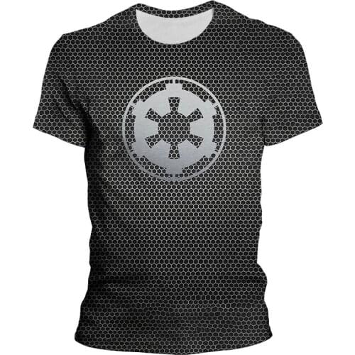 Star Wars Empire Logo 3D Printing Men t-shirt 2021 New Summer Fashion clothes for teens Mens clothes tee shirt oversize Tops