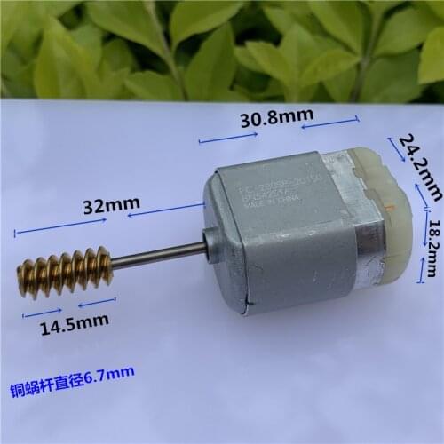 New for mabuchi 12V DC 280 flat plug-in DC micro carbon brush car central control door lock electric small motor FC-280SB-20150