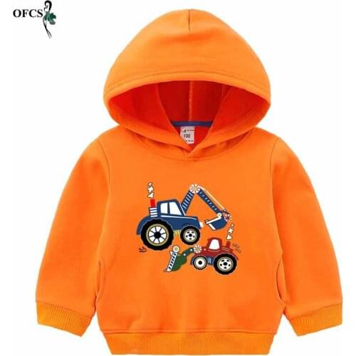 Girl Cartoon Pattern Hoodie Kids Hoodies Fashion Children Sweatshirts Clothes Girls Coat Kids Sports knit Boys Shirt Sportswear