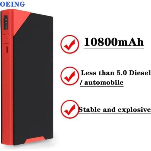 OEING Car Jump Starter Starting Device Battery Power Bank 800A Jumpstarter Auto Buster Emergency Booster Car Charger Jump Start