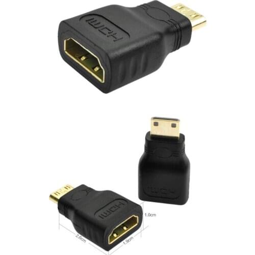 Mini hdmi high-definition conversion head big to small male to female mini HDMI to hdmi adapter Data cable