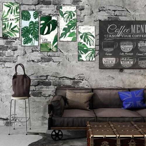 Nordic Turtle Back Bamboo Wall Sticker Living Room Decoration Sofa Restaurant Backdrop Decal Poster Stereo Mural Room Decoration