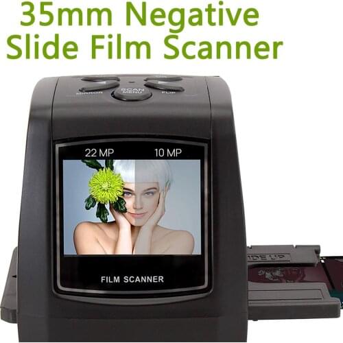 High Resolution Mini Negative 5MP Film Scanner 35mm 135mm Slide Film Converter Photo Scanner Digital Image Converter 2.4"LCD