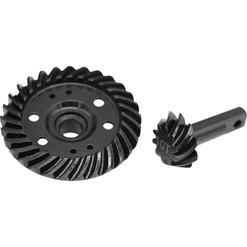 Steel Helical Spiral Differential Ring Pinion Gear Set 29t 10t for 1/10 Traxxas vehicles Summit EREVO EMAXX TMAXX SLASH4X4 XO-1