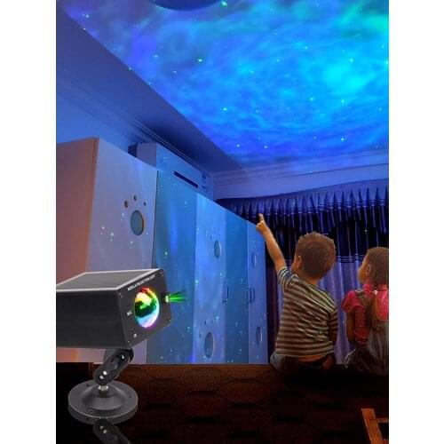 LED Watermark Starry Sky Projector Lamp Star Projection Light Creative Household Nebula Projection Lamp Lighting Ornament