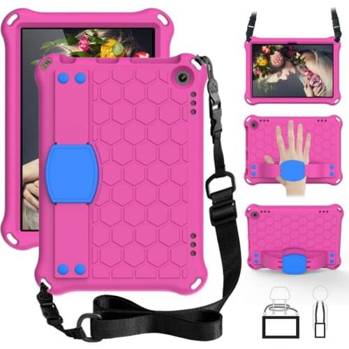 Shockproof EVA Hand-held strap Stand Cover For Amazon Kindle Fire HD8 HD 8 2020 / HD8 HD 8 Plus 2020 8.0 inch Case Kids Tablet