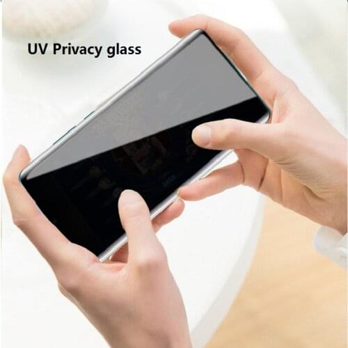 UV Privacy Tempered Glass For Samsung Galaxy S10 S9 S8 Plus S10E Screen Protector Film For Samsung Note 9 8 10 pro Privacy Glass