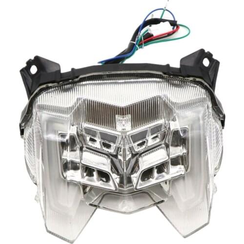 12V Motorcycle Tail Light Rear Brake Stop LED Lamp Integrated Turn Signal Fit for Yamaha MT09 FZ09 2017 2018 2019 2020