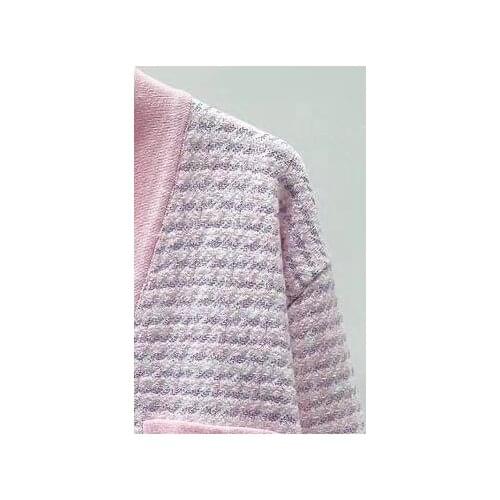 2021 Early Autumn New Style V-neck Long-sleeved Pearl Button Loose Jacket Women Cardigan