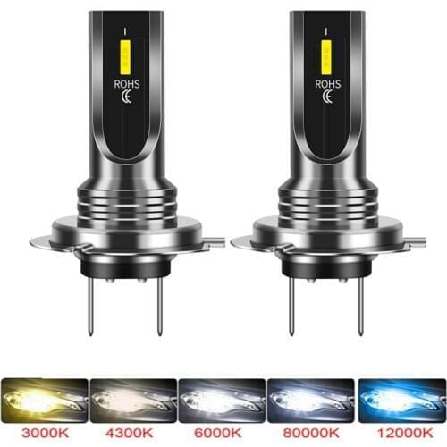 2Pcs New H7 H4 H11 9006 9005 Car Headlights Bulbs 800W 20000LM 1860 Automobile LED Headlamp Front Lights 6000K 12V 24V